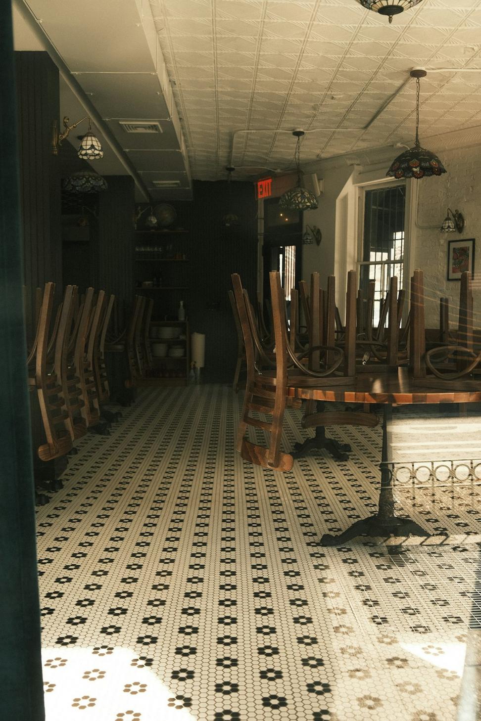 Historic hotel interior
